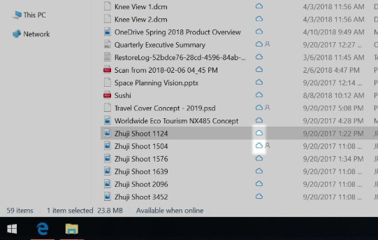 Windows10StorageSense将很少使用的文件上传到OneDrive