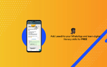 2月24日DigifyAfrica通过WhatsApp学习机器人Lesedi提升数万人的技能