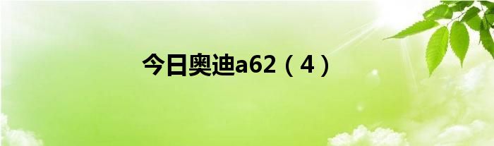 今日奥迪a62（4）