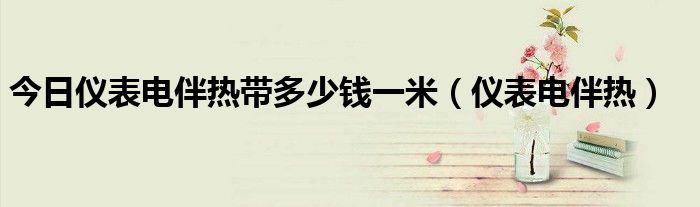 今日仪表电伴热带多少钱一米（仪表电伴热）