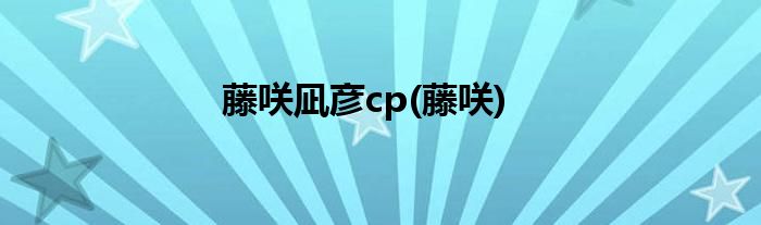 藤咲凪彦cp(藤咲)