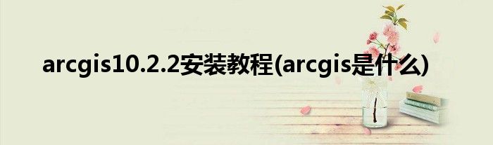 arcgis10.2.2安装教程(arcgis是什么)