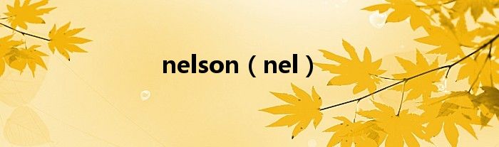 nelson（nel）