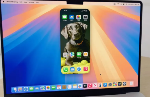 如何在macOSSequoia中使用iPhone镜像